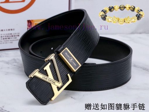 Belt LV Louis Vuitton ️The waist belt is made of 100% cowhide, ensuring that the genuine lea i0axgb9p - Image 6
