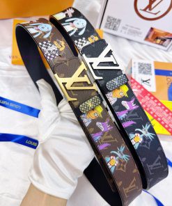 Belt LV Louis Vuitton's top tier replicaThe waistband is made of 100% cowhide, ensuring a ma yvcrxk5p