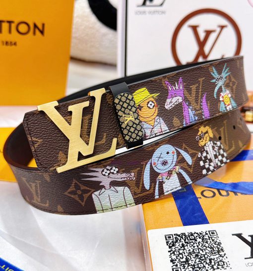 Belt LV Louis Vuitton's top tier replicaThe waistband is made of 100% cowhide, ensuring a ma d4lye5k3 - Image 7