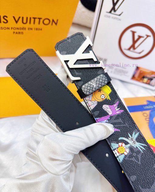 Belt LV Louis Vuitton's top tier replicaThe waistband is made of 100% cowhide, ensuring a ma yvcrxk5p - Image 9
