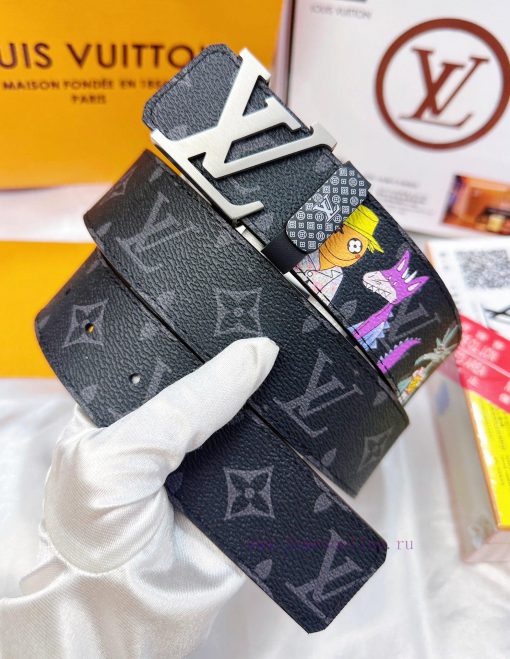 Belt LV Louis Vuitton's top tier replicaThe waistband is made of 100% cowhide, ensuring a ma u2ngq5g7 - Image 3