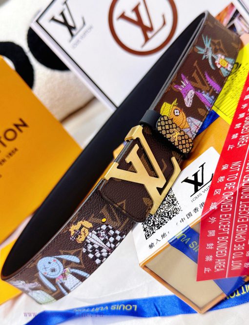 Belt LV Louis Vuitton's top tier replicaThe waistband is made of 100% cowhide, ensuring a ma d4lye5k3 - Image 8