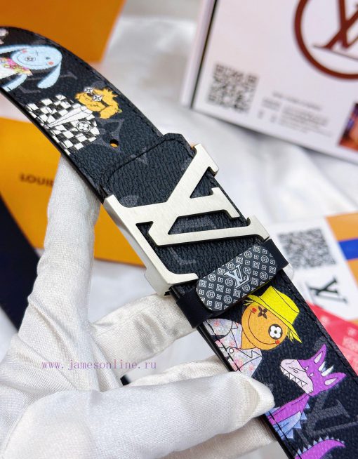 Belt LV Louis Vuitton's top tier replicaThe waistband is made of 100% cowhide, ensuring a ma u2ngq5g7 - Image 10