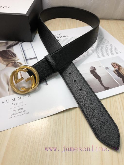 The Gucci top layer calf leather belt is made by hot pressing to achieve a wild boar skin ef s8pycrrb - Image 7