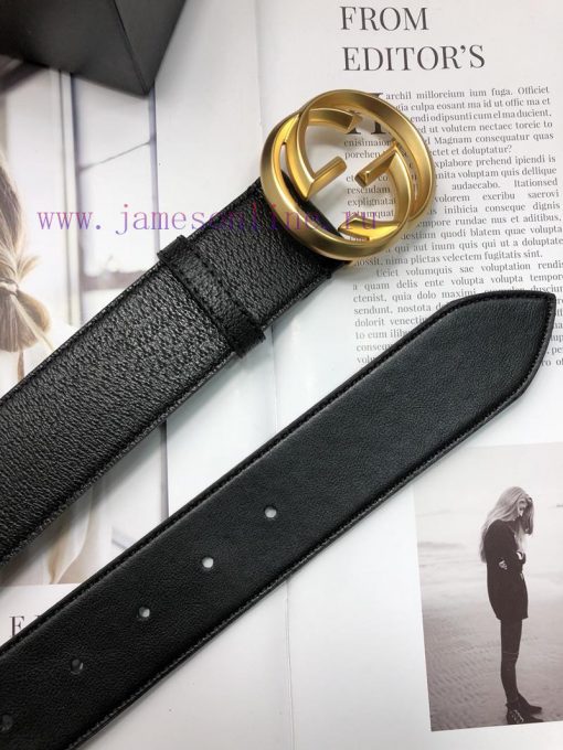 The Gucci top layer calf leather belt is made by hot pressing to achieve a wild boar skin ef s8pycrrb - Image 8
