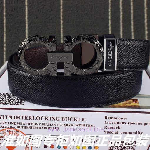 Ferragami ️Comes with a punch as a giftMaterial: 100% top layer cowhide, ensuring genuine le chqjc0e0 - Image 2