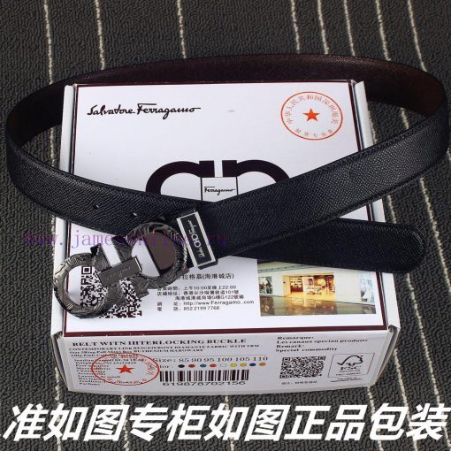 Ferragami ️Comes with a punch as a giftMaterial: 100% top layer cowhide, ensuring genuine le chqjc0e0 - Image 7