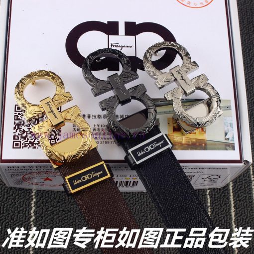 Ferragami ️Comes with a punch as a giftMaterial: 100% top layer cowhide, ensuring genuine le chqjc0e0 - Image 9