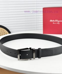 Ferragamo Belt Double sided Head Layer - Original Leather 3.5cm Trimmable, Identify Latest L d1ynas3g