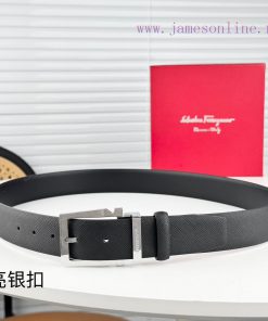 Ferragamo Belt Double sided Head Layer - Original Leather 3.5cm Trimmable, Identify Latest L 2hduygkq