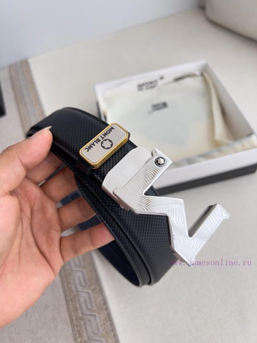 Montblanc Montblanc Belt Automatic BeltAutomatic belt, original new pure steel material auto 9s3ehxe7 - Image 4