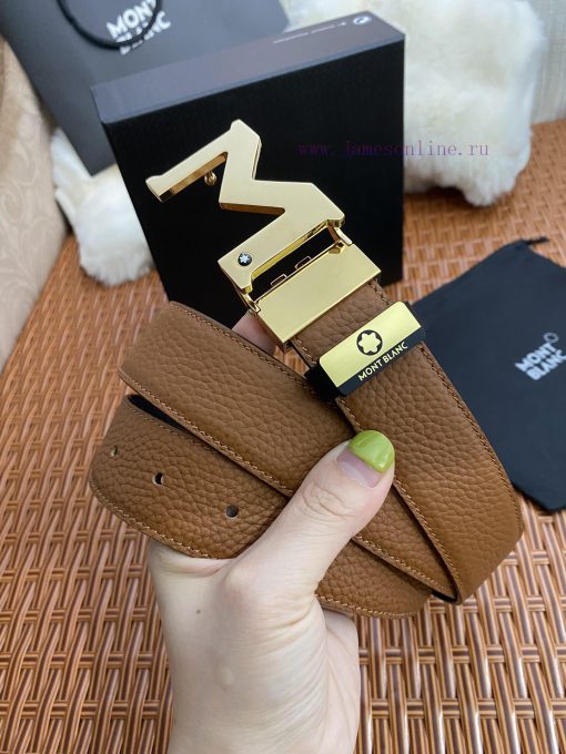 MontblancMaterial: Leather Belt with 100% Head Layer. The leather belt is guaranteed to be g rdj3091i - Image 2