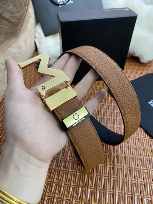 MontblancMaterial: Leather Belt with 100% Head Layer. The leather belt is guaranteed to be g rdj3091i - Image 3
