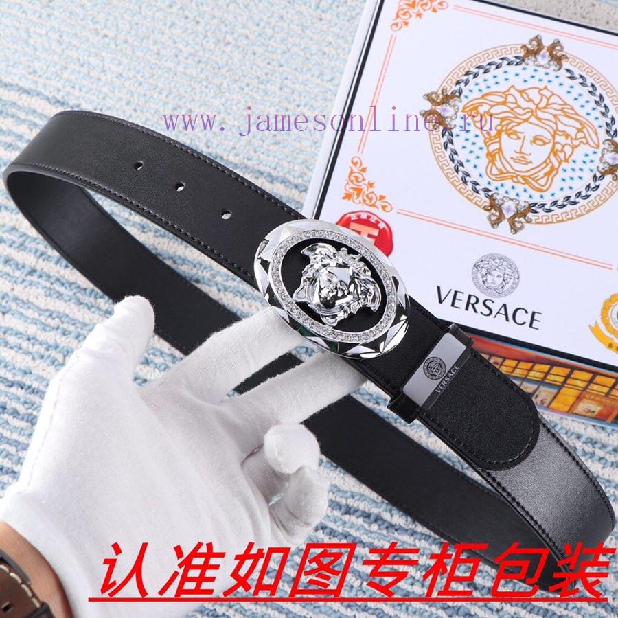 Versace. Versace ️The material is made of 100% top layer cowhide, ensuring that 24k pure ste vtlj5ozh - Image 3