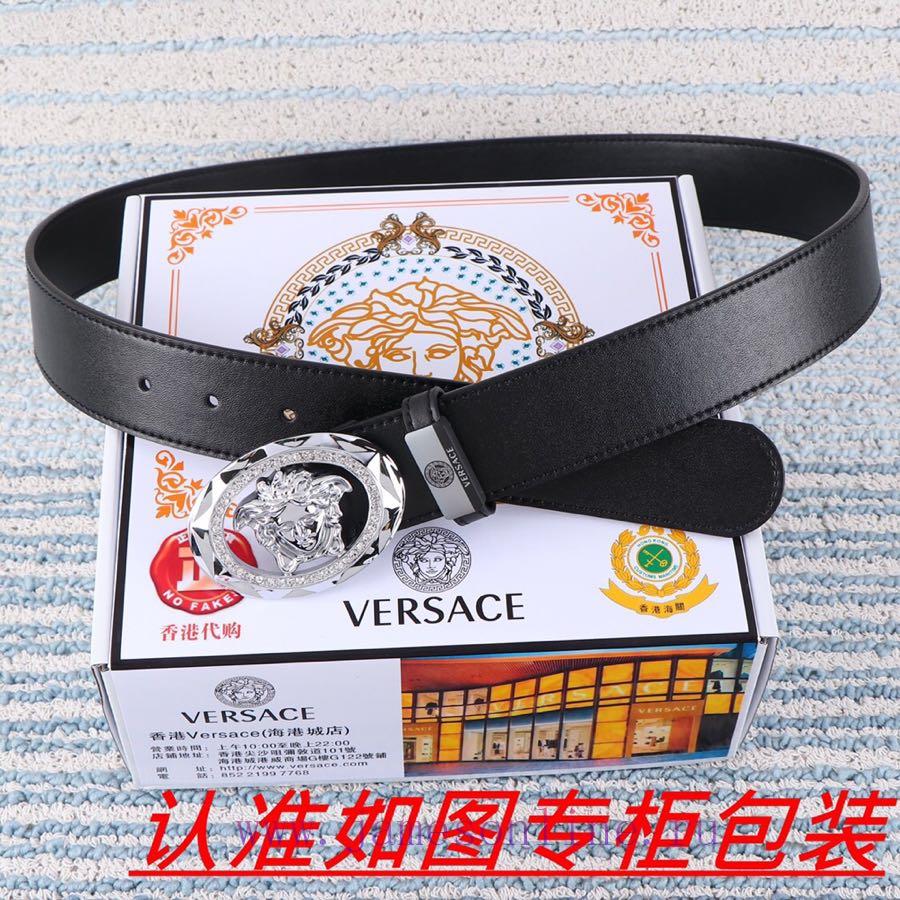 Versace. Versace ️The material is made of 100% top layer cowhide, ensuring that 24k pure ste vtlj5ozh - Image 5