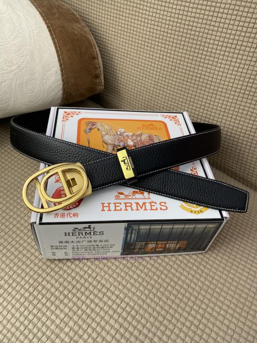 Hermes Herm è s automatic beltMaterial: Leather Belt with 100% Head Layer. The leather belt ynkc6m84