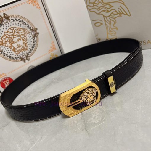 Versace. VersaceMaterial: Leather Belt with 100% Head Layer. The leather belt is guaranteed unbc9uuj - Image 6