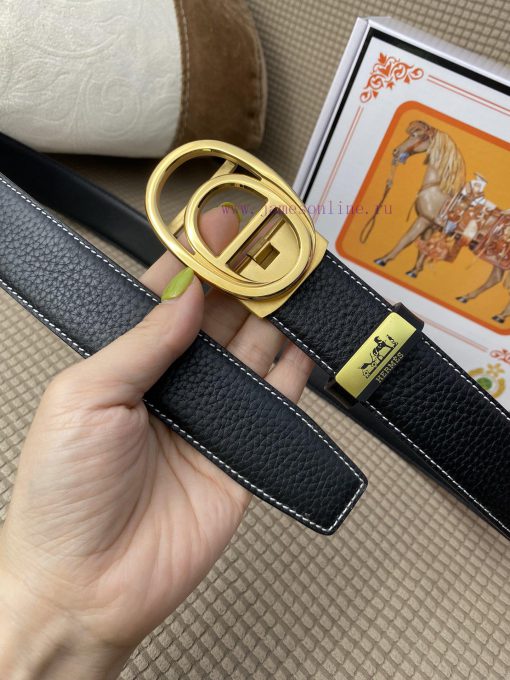 Hermes Herm è s automatic beltMaterial: Leather Belt with 100% Head Layer. The leather belt 5scbgo4n - Image 8