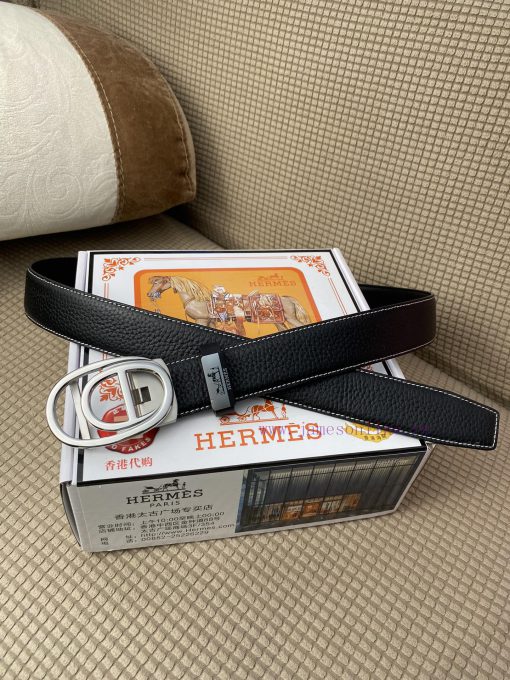 Hermes Herm è s automatic beltMaterial: Leather Belt with 100% Head Layer. The leather belt rxj6nsn5