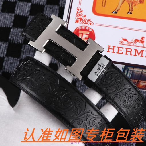 Men's belt HermesMen's leather belt is made of 100% head layer cowhide, ensuring that the 24 ndi3v1ap - Image 3