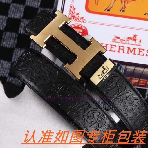 Men's belt HermesMen's leather belt is made of 100% head layer cowhide, ensuring that the 24 ndi3v1ap - Image 4
