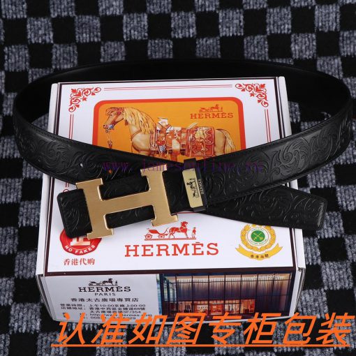 Men's belt HermesMen's leather belt is made of 100% head layer cowhide, ensuring that the 24 ndi3v1ap - Image 6