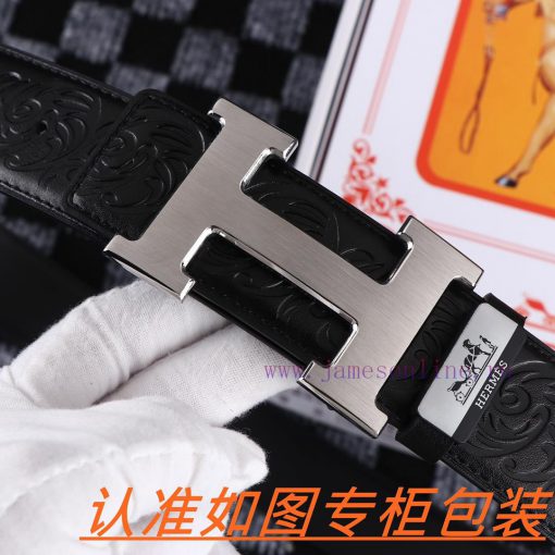 Men's belt HermesMen's leather belt is made of 100% head layer cowhide, ensuring that the 24 ndi3v1ap - Image 7