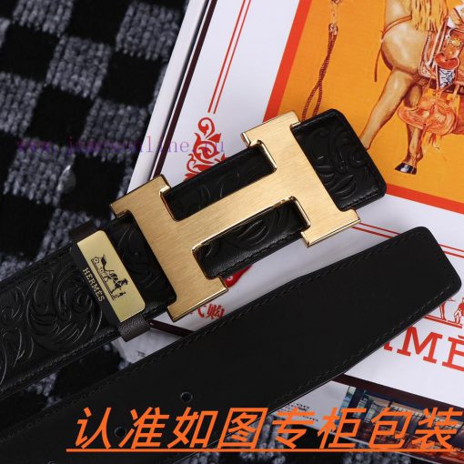 Men's belt HermesMen's leather belt is made of 100% head layer cowhide, ensuring that the 24 rhhx4lrs - Image 6