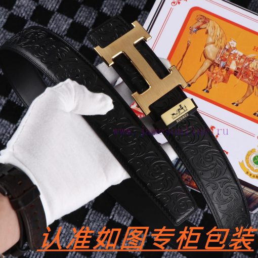 Men's belt HermesMen's leather belt is made of 100% head layer cowhide, ensuring that the 24 rhhx4lrs - Image 8