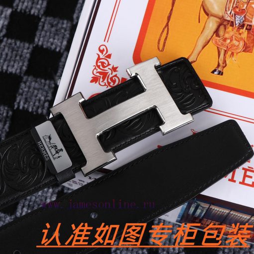 Men's belt HermesMen's leather belt is made of 100% head layer cowhide, ensuring that the 24 at67b0c5 - Image 6