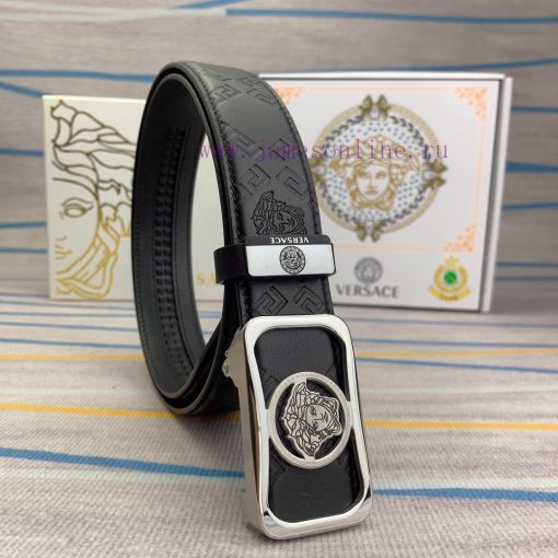 Versace automatic beltMaterial: Leather Belt with 100% Head Layer. The leather belt is guara iiycso91 - Image 2