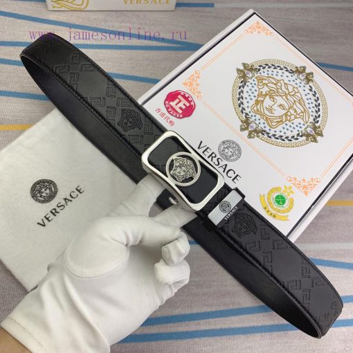 Versace automatic beltMaterial: Leather Belt with 100% Head Layer. The leather belt is guara iiycso91 - Image 3