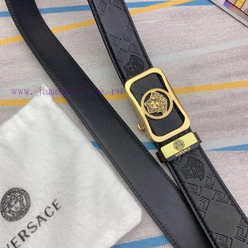 Versace automatic beltMaterial: Leather Belt with 100% Head Layer. The leather belt is guara vzc69wby - Image 5