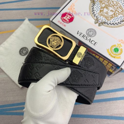 Versace automatic beltMaterial: Leather Belt with 100% Head Layer. The leather belt is guara vzc69wby - Image 6