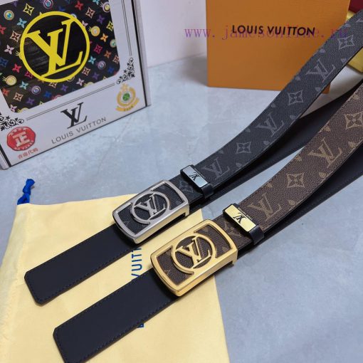 LV... Louis VuittonMaterial: Leather Belt with 100% Head Layer. The leather belt is guarante h1yhs9ea - Image 2
