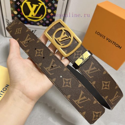 LV... Louis VuittonMaterial: Leather Belt with 100% Head Layer. The leather belt is guarante h1yhs9ea - Image 5