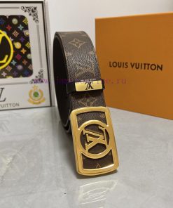 LV... Louis VuittonMaterial: Leather Belt with 100% Head Layer. The leather belt is guarante 0h0y8go5
