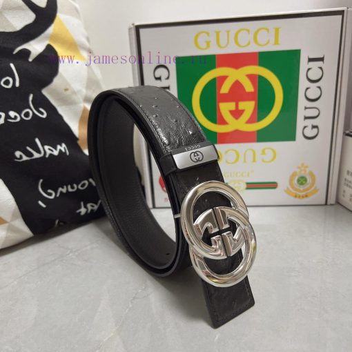 Gucci. Gucci  Material: Leather Belt with 100% Head Layer. The leather belt is guaranteed to hid4ehpg - Image 2