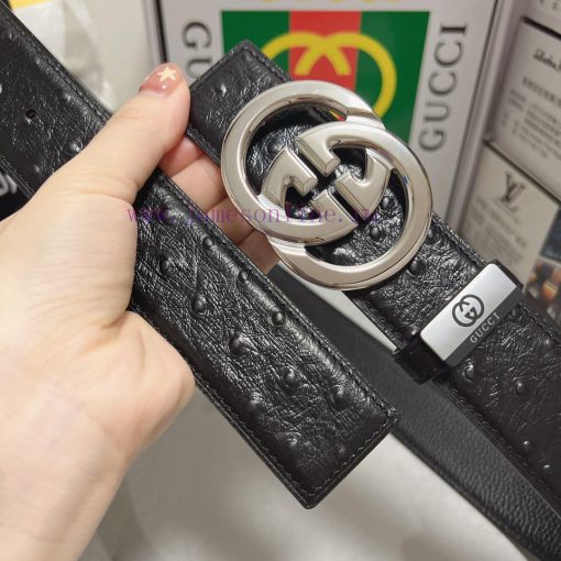 Gucci. Gucci  Material: Leather Belt with 100% Head Layer. The leather belt is guaranteed to hid4ehpg - Image 8