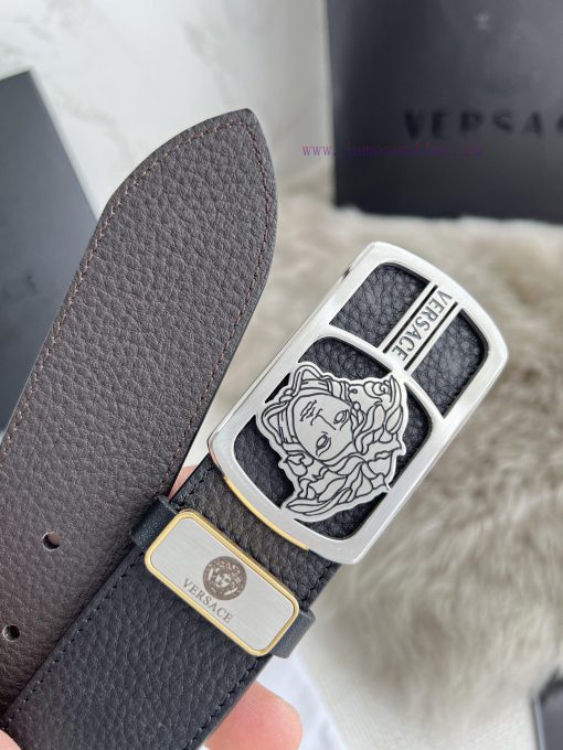 Versace. Versace Belt and BeltsHanging buckle, classic human head made of pure steel materia wlydnftk - Image 10