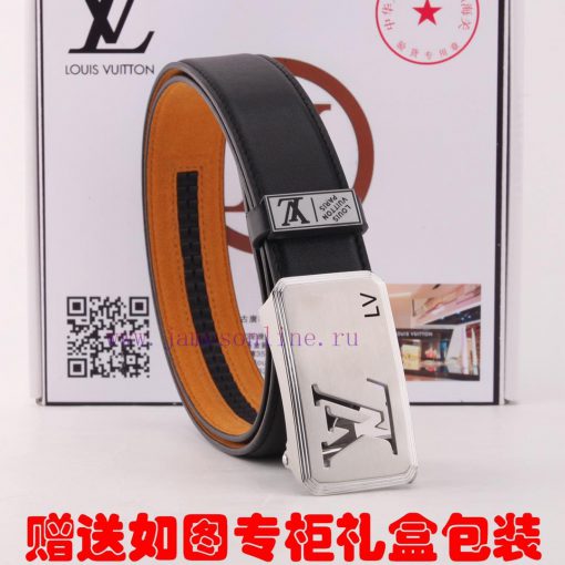 Belt LV Louis Vuitton automatic buckleThe waistband is made of 100% cowhide, ensuring the sa oclbq8cj - Image 2