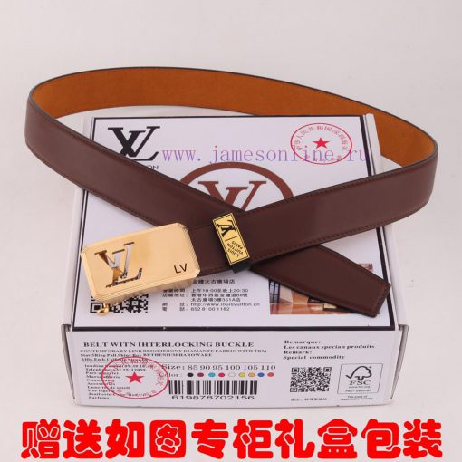 Belt LV Louis Vuitton automatic buckleThe waistband is made of 100% cowhide, ensuring the sa 6fhtxpux - Image 10