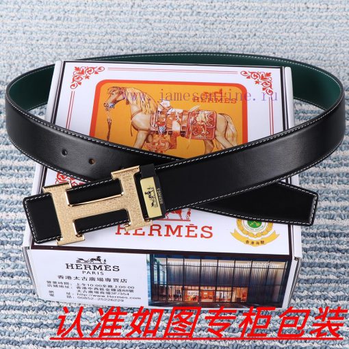 Men's belt HermesMen's leather belt is made of 100% head layer cowhide, ensuring that the 24 dinpd4dc - Image 5