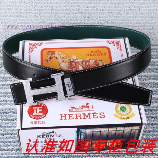 Men's belt HermesMen's leather belt is made of 100% head layer cowhide, ensuring that the 24 dinpd4dc - Image 6