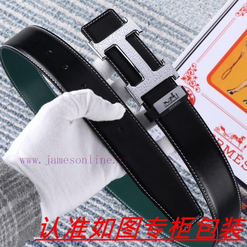 Men's belt HermesMen's leather belt is made of 100% head layer cowhide, ensuring that the 24 dinpd4dc - Image 8