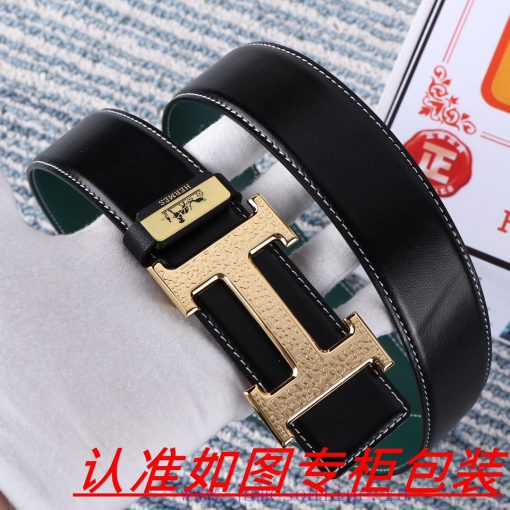 Men's belt HermesMen's leather belt is made of 100% head layer cowhide, ensuring that the 24 xhyhc6ts - Image 4