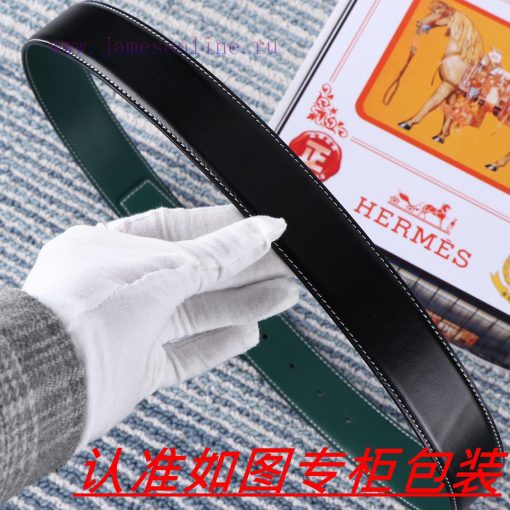 Men's belt HermesMen's leather belt is made of 100% head layer cowhide, ensuring that the 24 xhyhc6ts - Image 9