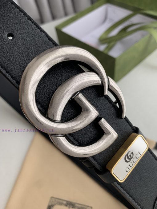 Gucci. Gucci️Double sided plain top cowhide, buckle, photographed in personMaterial: First l xi32mcum - Image 4