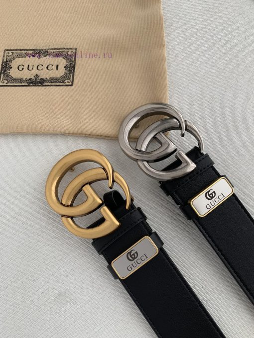 Gucci. Gucci️Double sided plain top cowhide, buckle, photographed in personMaterial: First l xi32mcum - Image 10