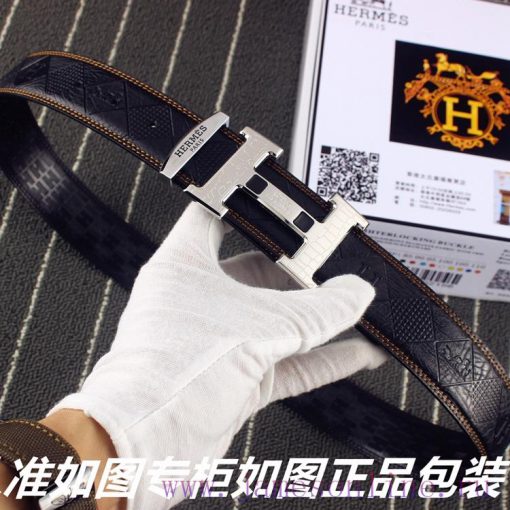 Hermes Her..mes️Identify and receive a punch as a giftMaterial: 100% head layer cowhide belt oztslicz - Image 4